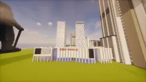 现代化商场，无内饰-投影工坊