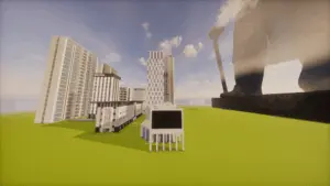 现代化商场，无内饰-投影工坊