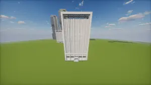 现代化写字楼，无内饰-投影工坊