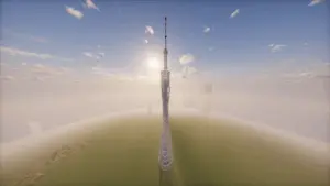 电视塔 仿广州塔-投影工坊