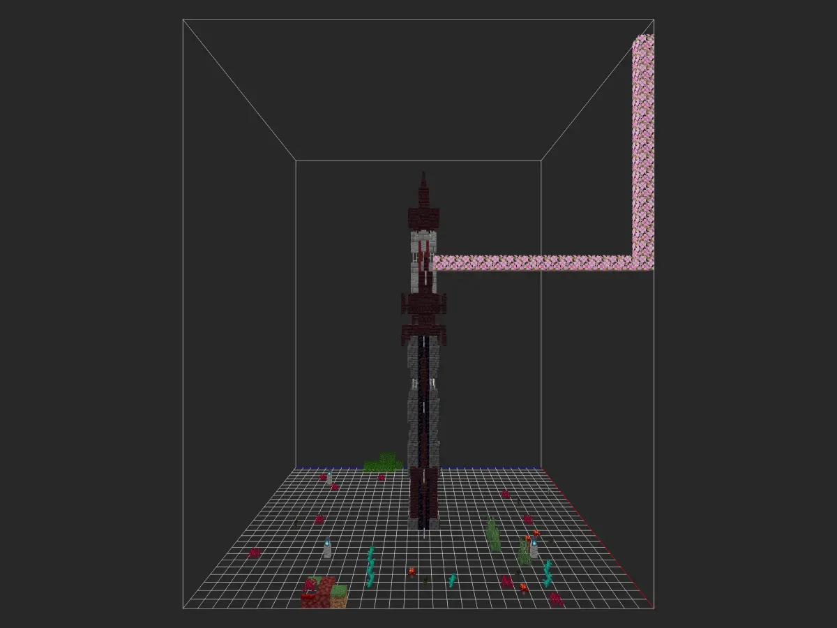 地狱门之剑，右上角的樱花木框架自行拆除-投影工坊