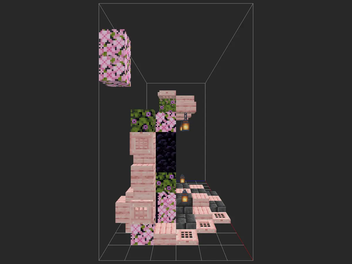 樱花地狱门自建-投影工坊