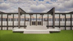 克朗楼 - Crown Hall-投影工坊