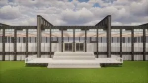 克朗楼 - Crown Hall-投影工坊