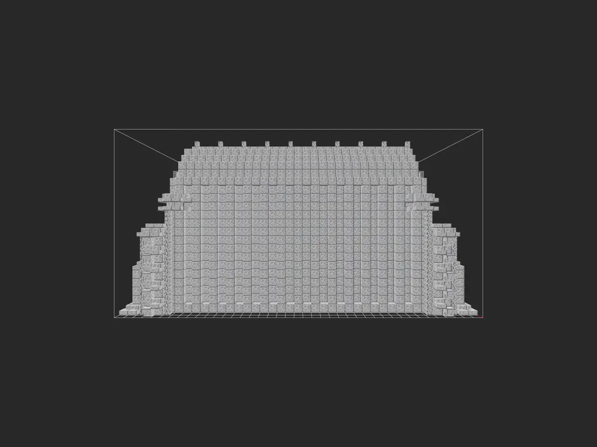 超简单，材料易收集的大型仓库-投影工坊