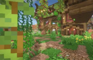 幻想中世纪建筑农场庄园-投影工坊