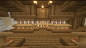 幻想中世纪建筑村民交易所-投影工坊