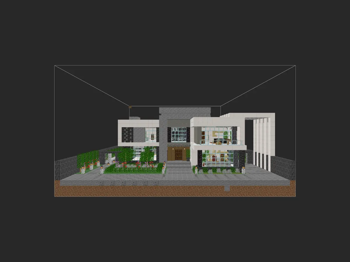 简约现代别墅-投影工坊