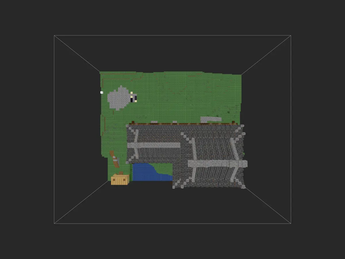 吊脚楼（第一次尝试）-投影工坊