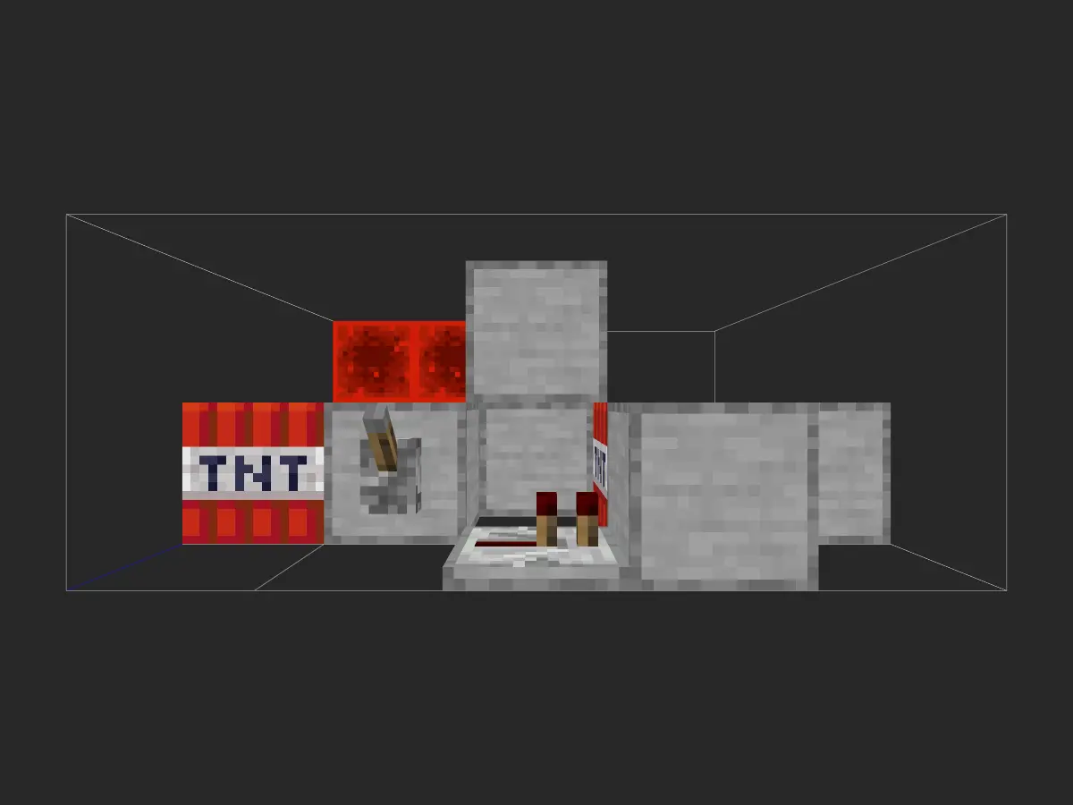 不用连点器破基岩-投影工坊