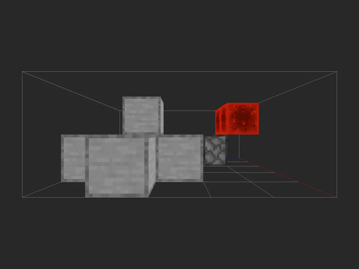 不用连点器破基岩-投影工坊