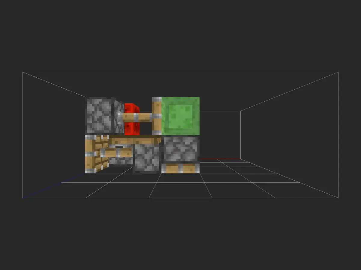 不用连点器破基岩-投影工坊
