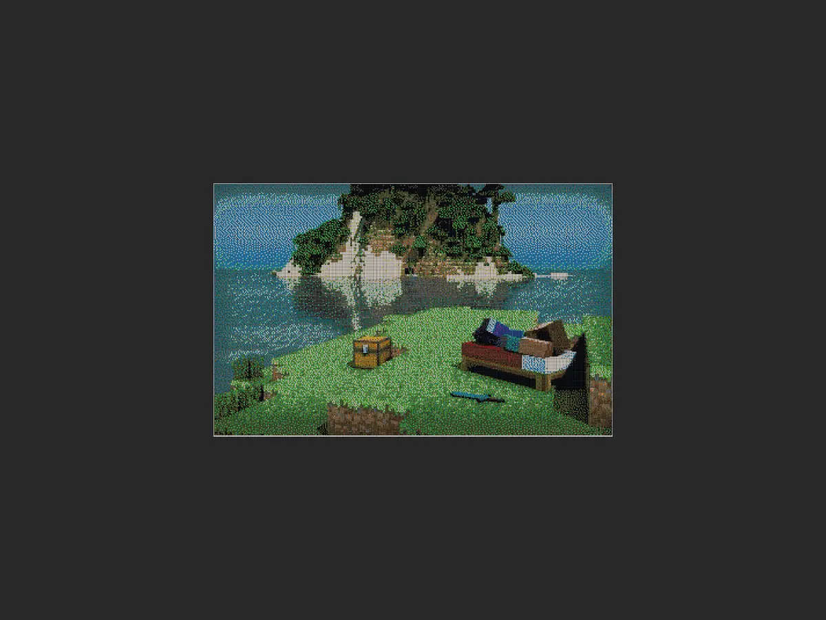 忘却的旋律系列像素画4（344 * 218）-投影工坊