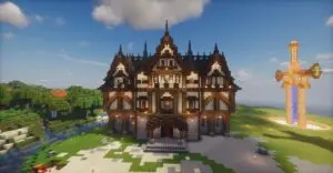 中世纪小屋（修改版）-投影工坊