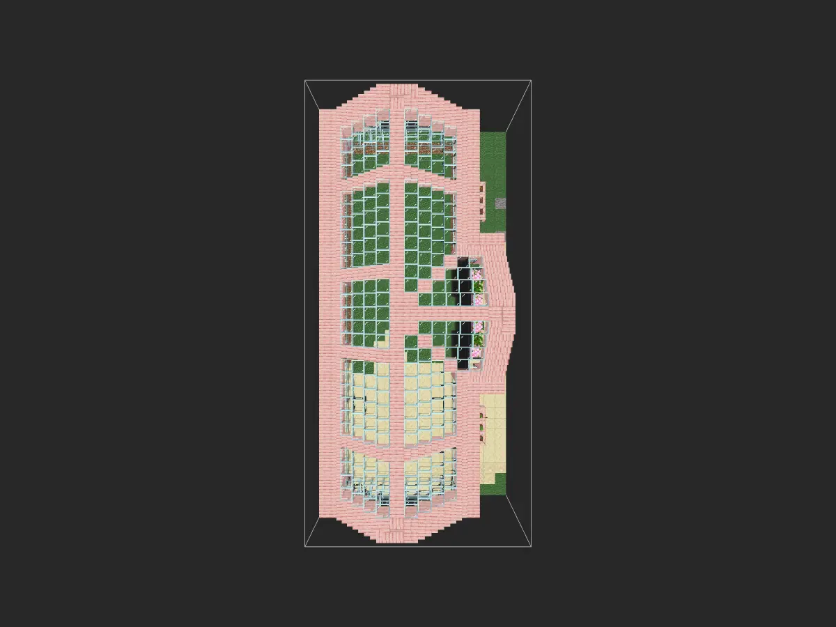 樱花木大棚（无内饰）-投影工坊
