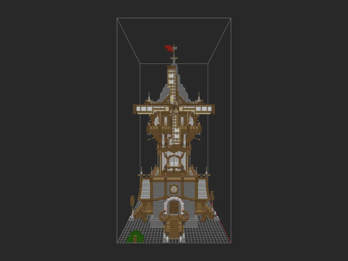 风车塔楼（自建）-投影工坊