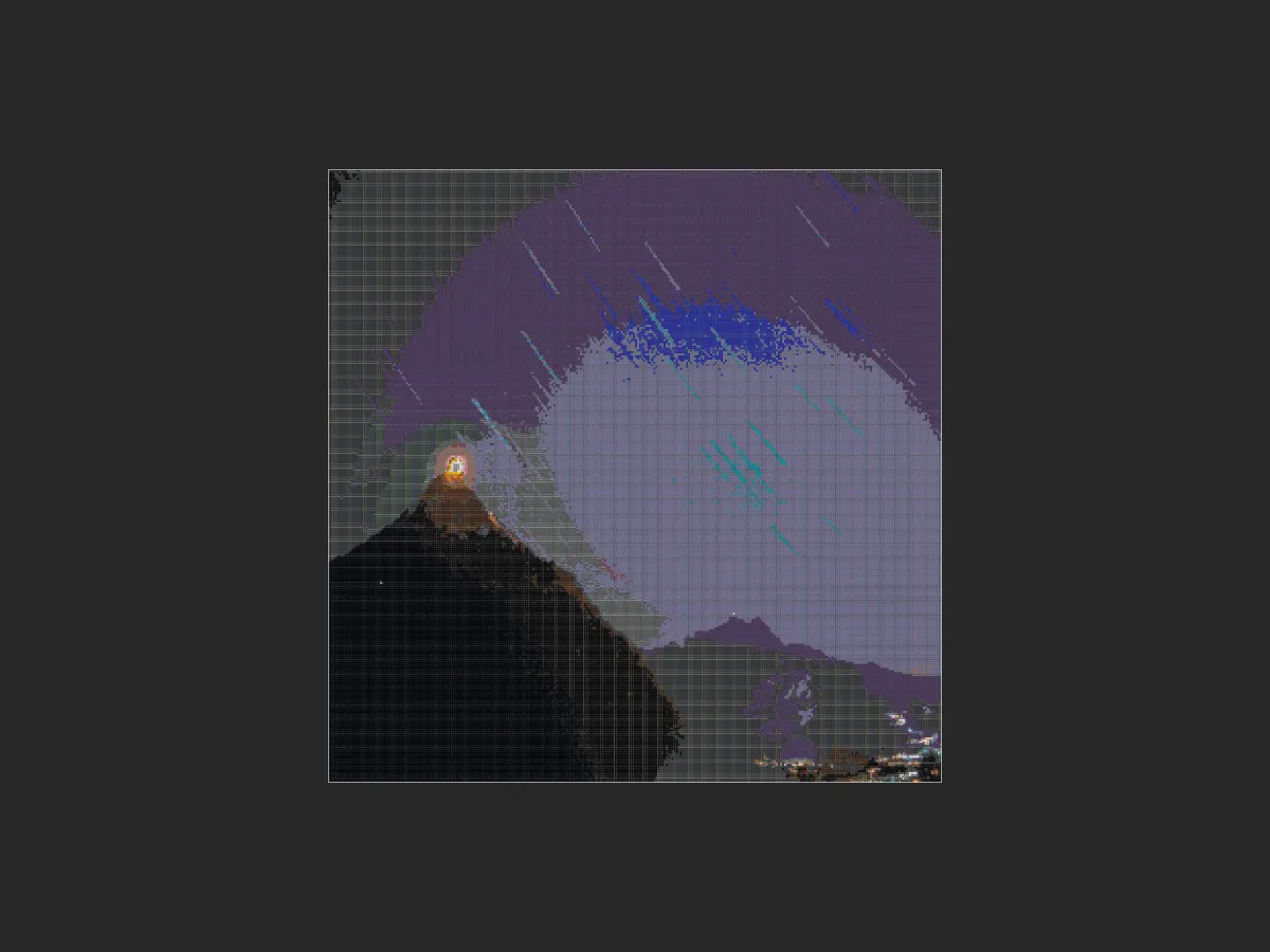 山+星空（依旧奇怪的配比）-投影工坊