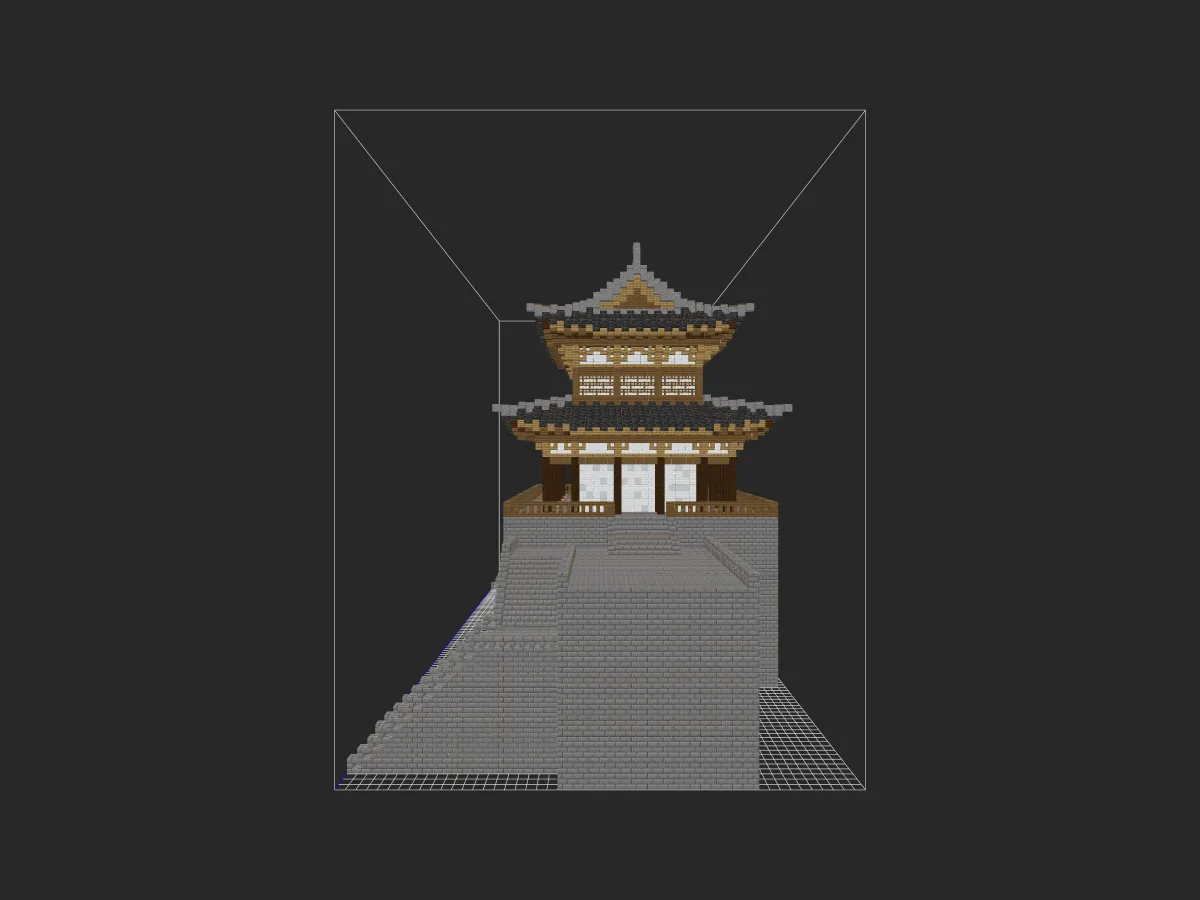 城楼（手搓自建）-投影工坊