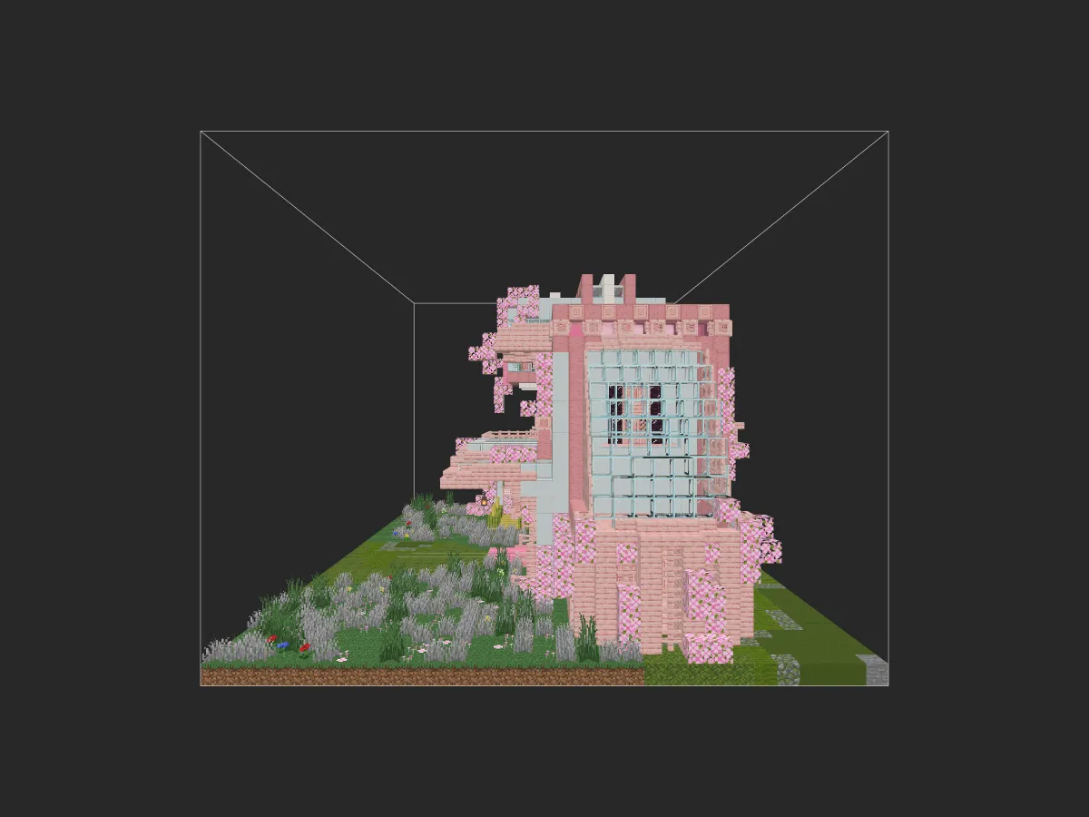 (原创)渣作樱花小屋-投影工坊