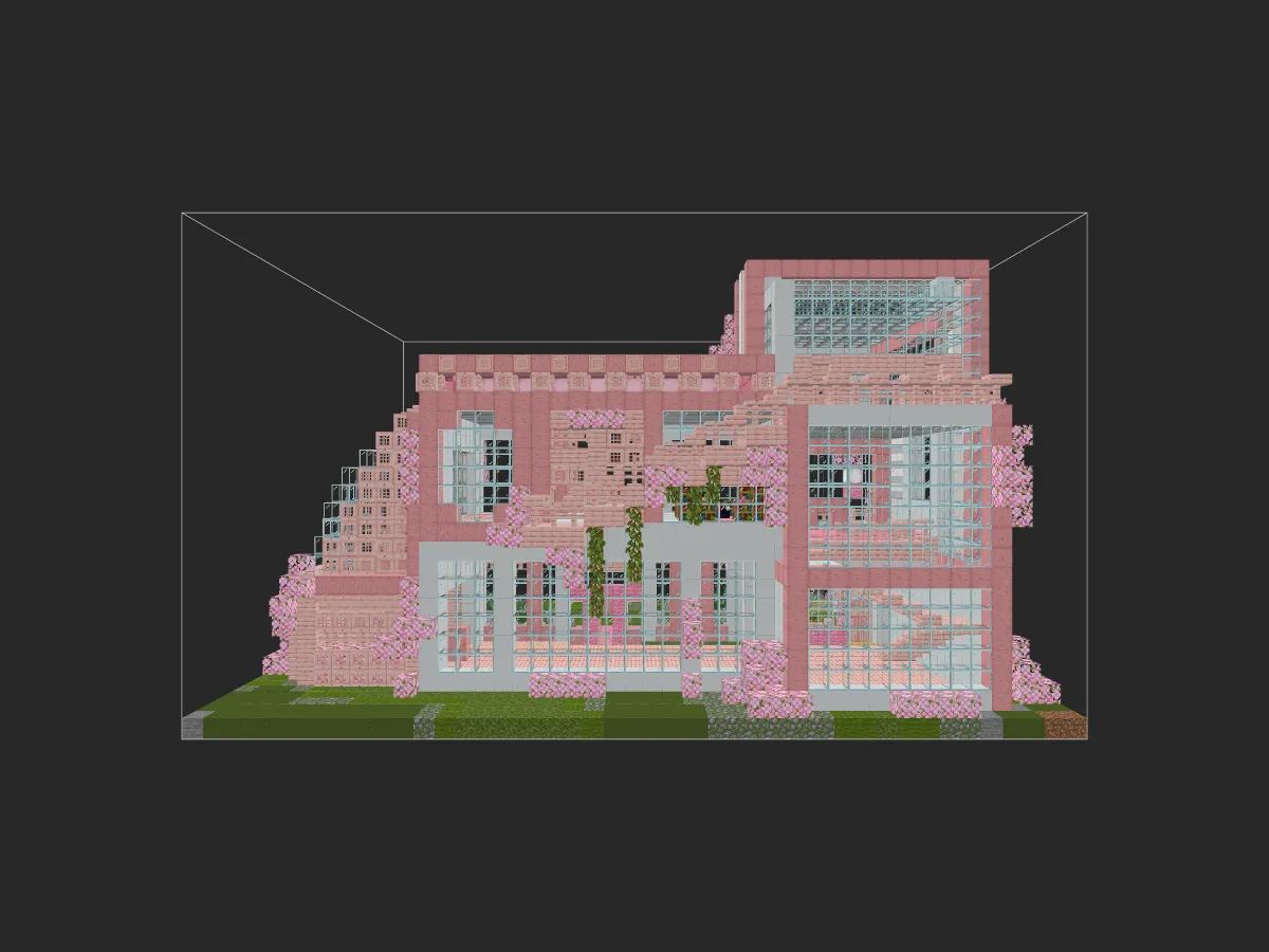 (原创)渣作樱花小屋-投影工坊