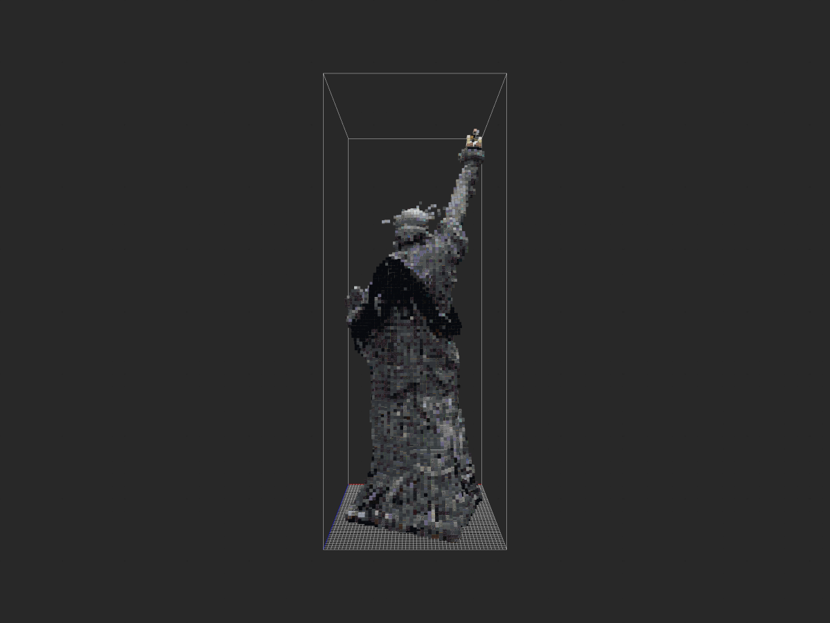 自由女神像-投影工坊