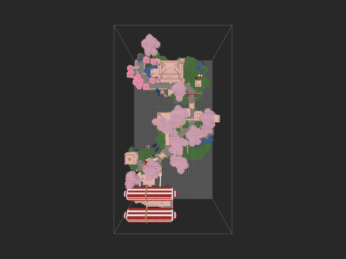 Minecraft樱花空岛-投影工坊