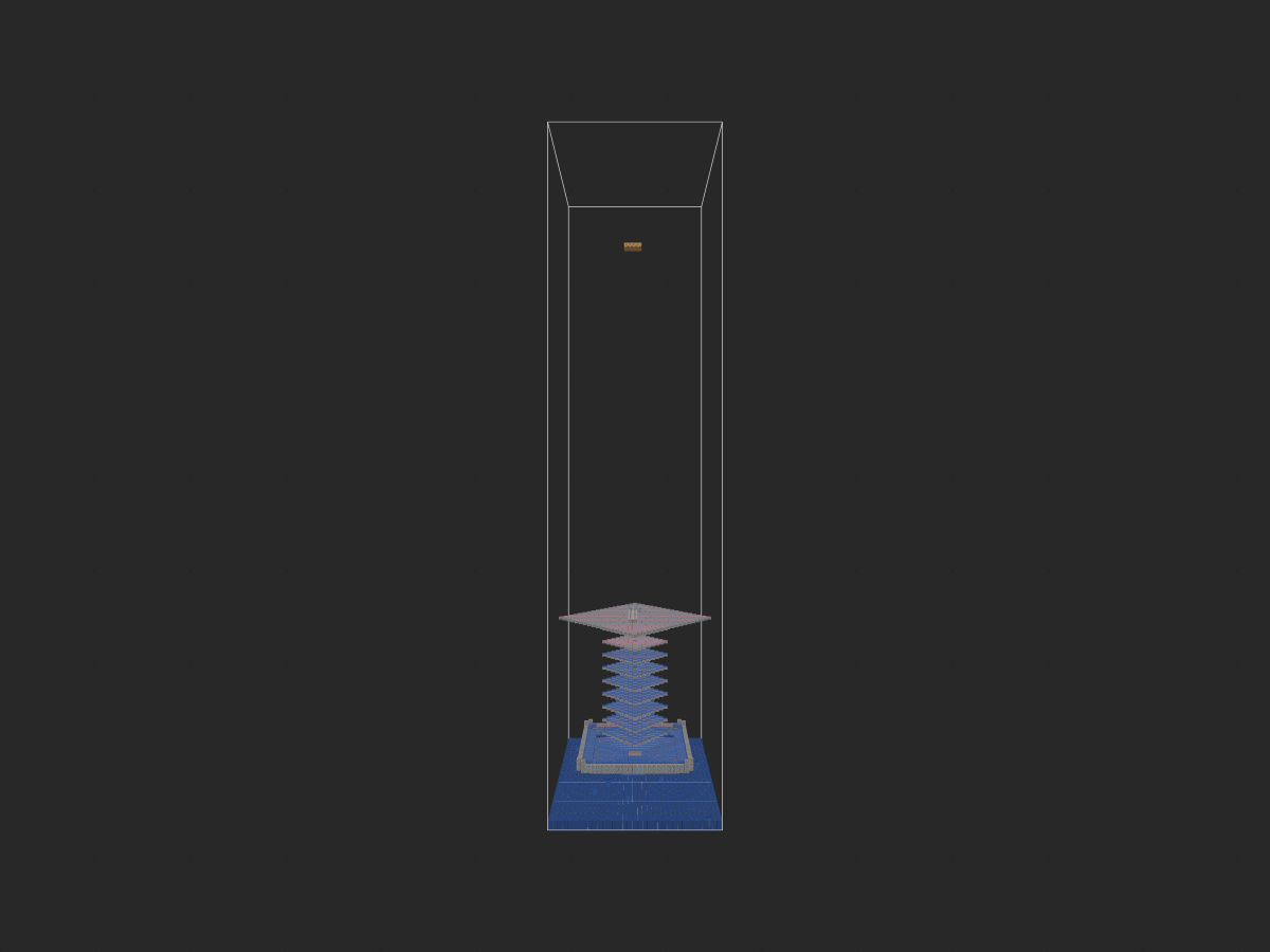 水上水流水流刷怪塔，带收集和挂机平台（转载的，非原创，改良后发布）-投影工坊